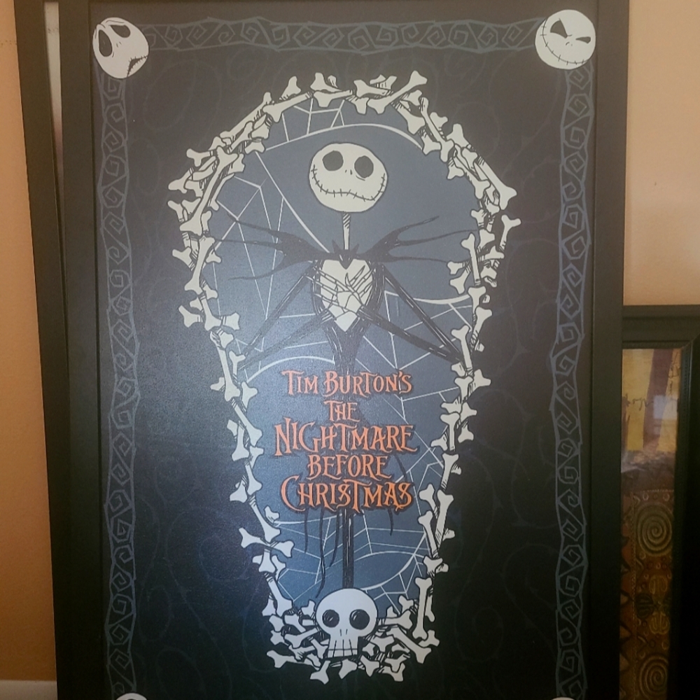 Nightmare before Christmas painting